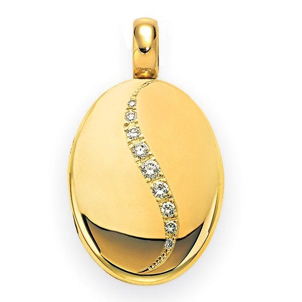 Victor Mayer 18K Gold Diamond Locket