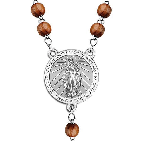 Miraculous Medal Rosary Beads "EXCLUSIVE"