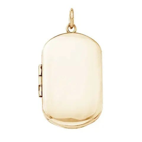 Build Your Own- 2-Picture Dog Tag Locket