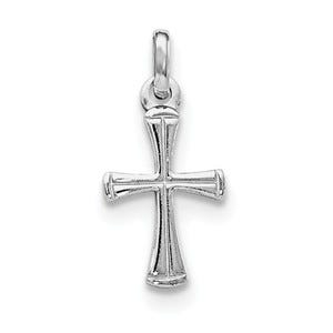 Sterling Silver Polished Children's Cross Pendant