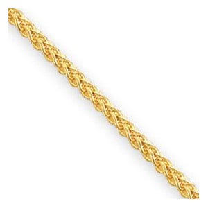 14k 2.00mm Wheat Anklet