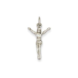 14k White Gold Jesus Charm