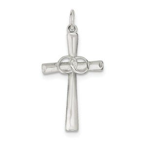 Sterling Silver Holy Matrimony Cross Pendant