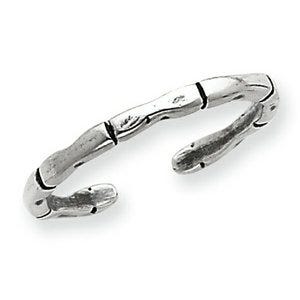Sterling Silver Solid Toe Ring
