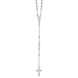 Sterling Silver Polished Rosary