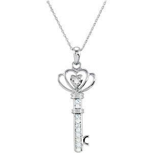 The Family Key of Love Pendant