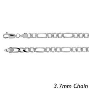 Sterling Silver 3.5mm Figaro Chain