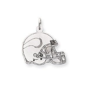 14K White Gold Minnesota Vikings Helmet Charm