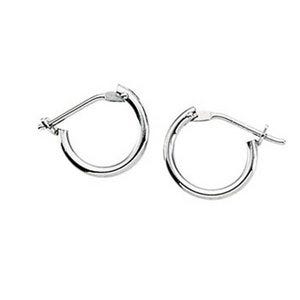 14K Yellow or White Gold Children's Hoop Earring
