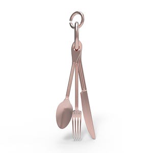 Eating Utensils Charm 0221