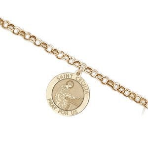 Saint Cecilia Religious Anklet - "EXCLUSIVE"
