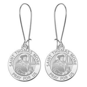 Saint Thomas More Earrings "EXCLUSIVE"