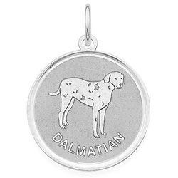 Dalmatian Disc Charm or Pendant