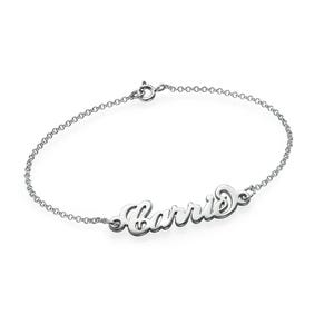 Exclusive Personalized Name Anklet / Ankle Bracelet- Adjustable Size