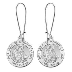 Our Lady of Mount Carmel Earrings "EXCLUSIVE"