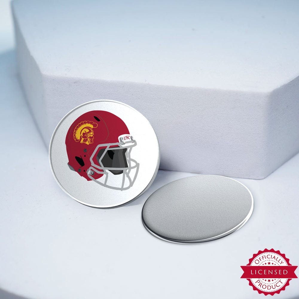 USC Color Helmet Golf Marker