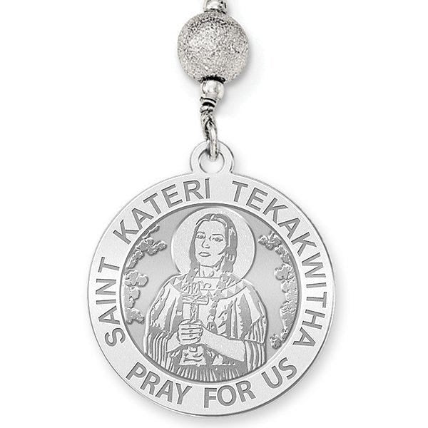 Saint Kateri Tekakwitha Rosary Bracelet "EXCLUSIVE"