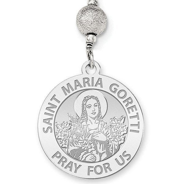 Saint Maria Goretti Rosary Bracelet "EXCLUSIVE"