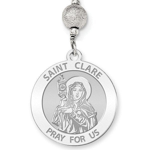 Saint Clare of Assisi Rosary Bracelet "EXCLUSIVE"