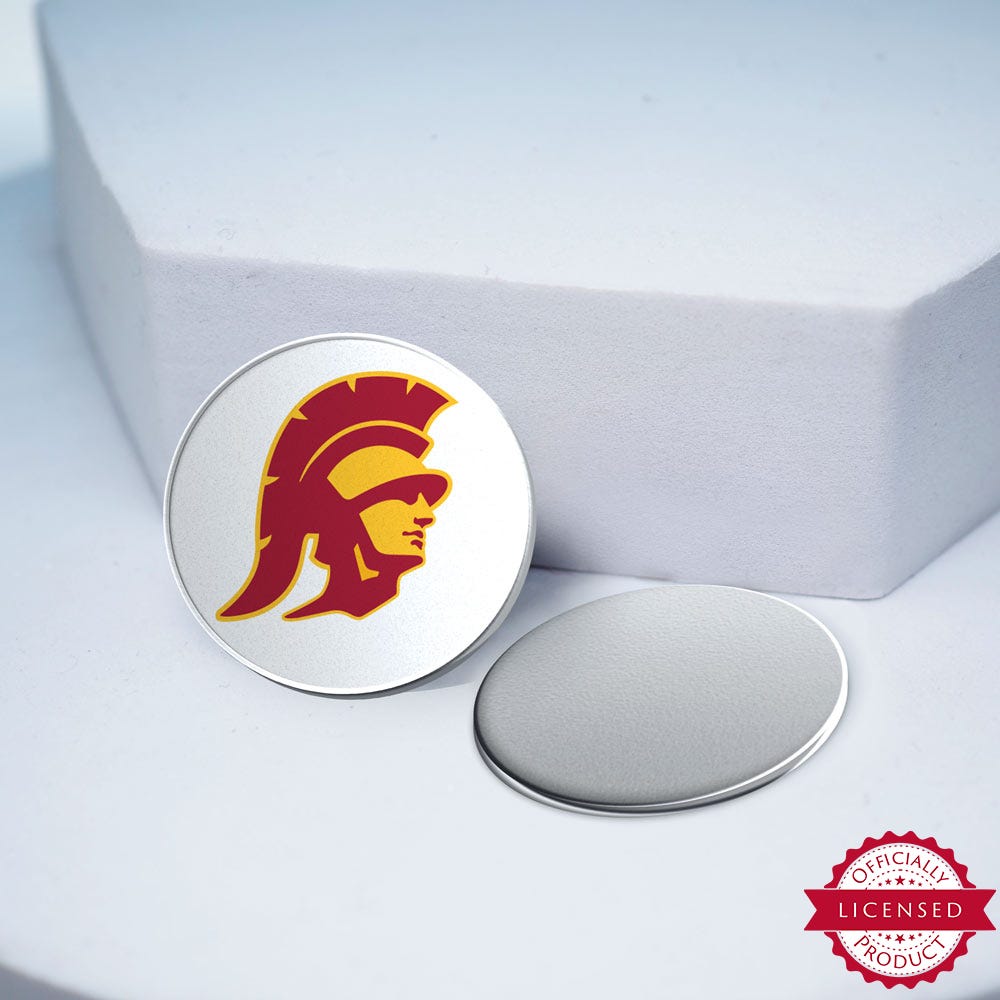 USC Trojan Head Golf Marker