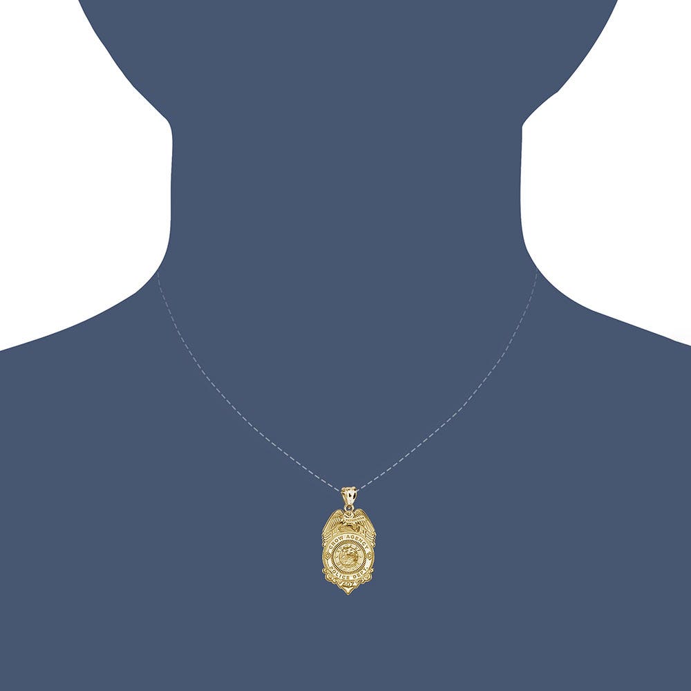 Personalized Patrolman Montana Police Badge with Your Rank, Number & Department