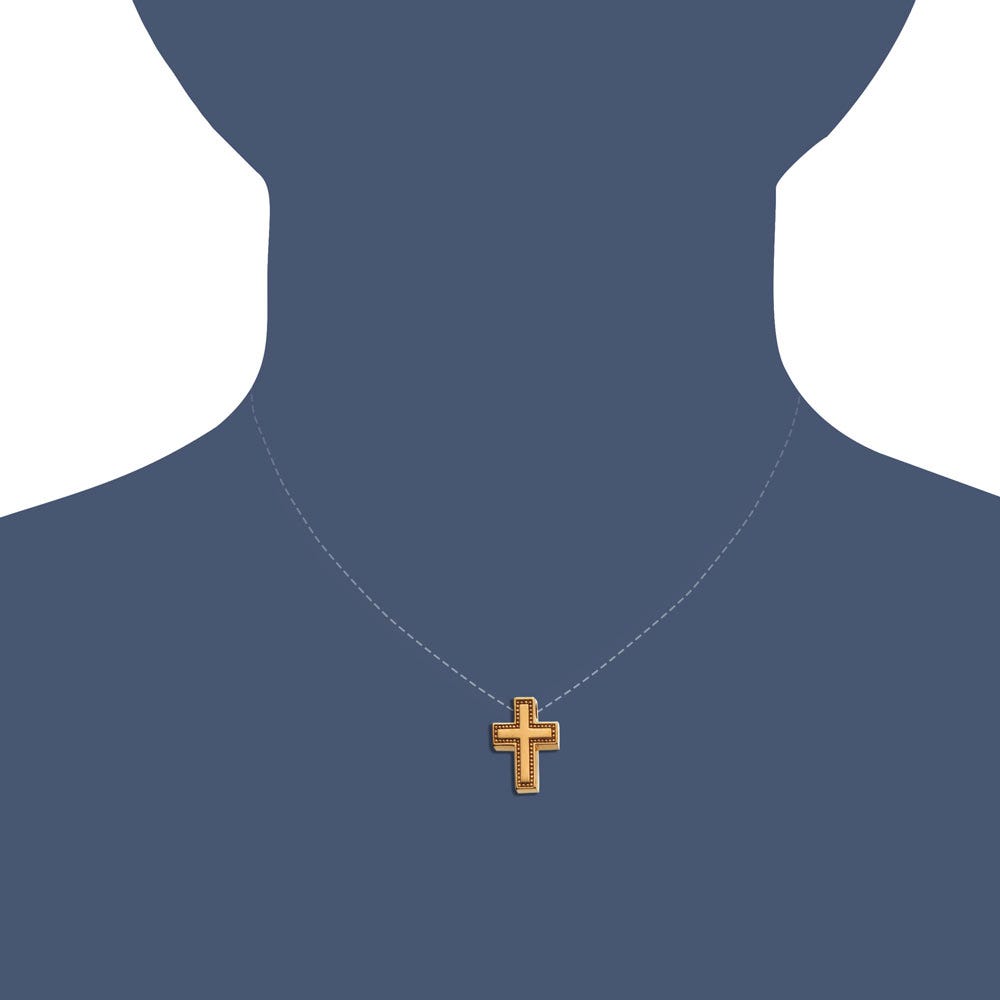 14K Yellow Gold CROSS PENDANT