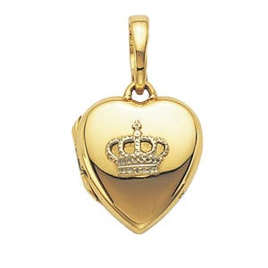 18K Gold Diamond Locket