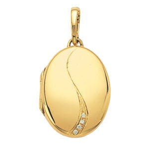 Victor Mayer 18K Gold Diamond Locket