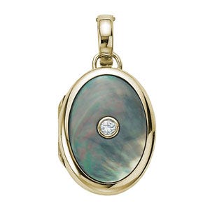 Victor Mayer 18K Gold Diamond Locket