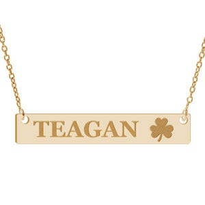 Shamrock Name Bar