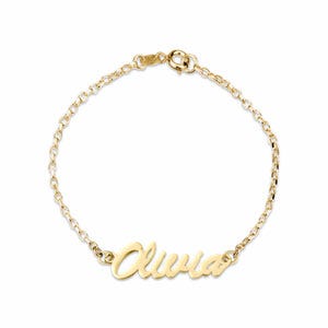 Exclusive Personalized Script Name Bracelet - Adjustable Size