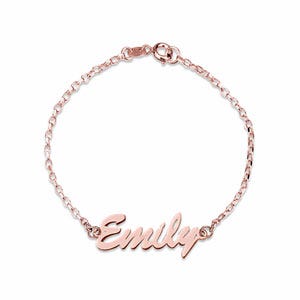 Exclusive Personalized Script Name Bracelet - Adjustable Size