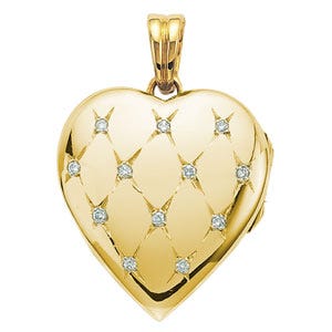 Victor Mayer 18K Gold Diamond Locket