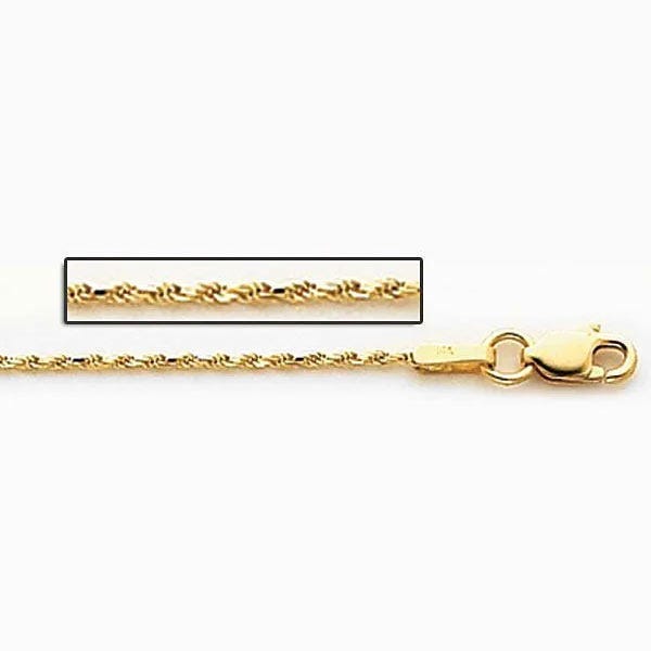 14K Yellow Gold 3.2mm Cable Link Chain