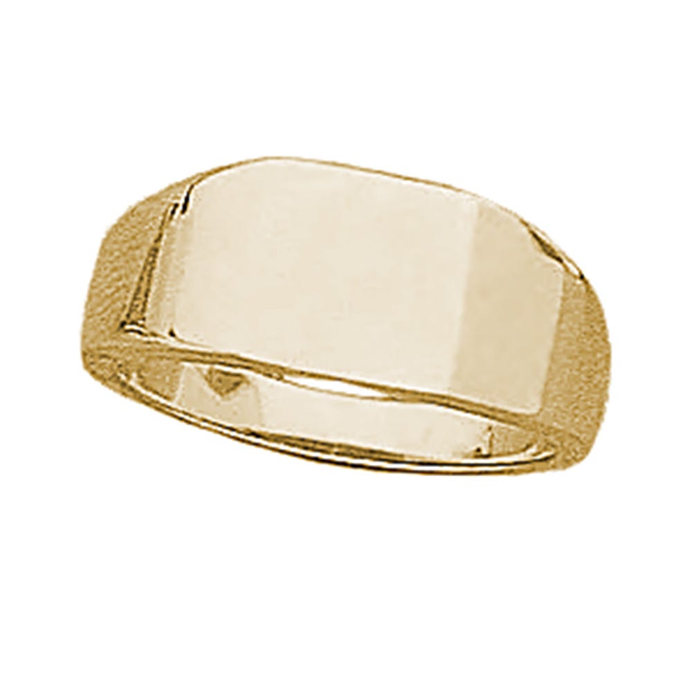 14K Gold Women's Signet Ring
