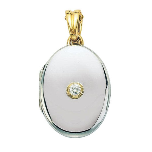 Victor Mayer 18K White Gold Diamond Locket - 18K White Gold