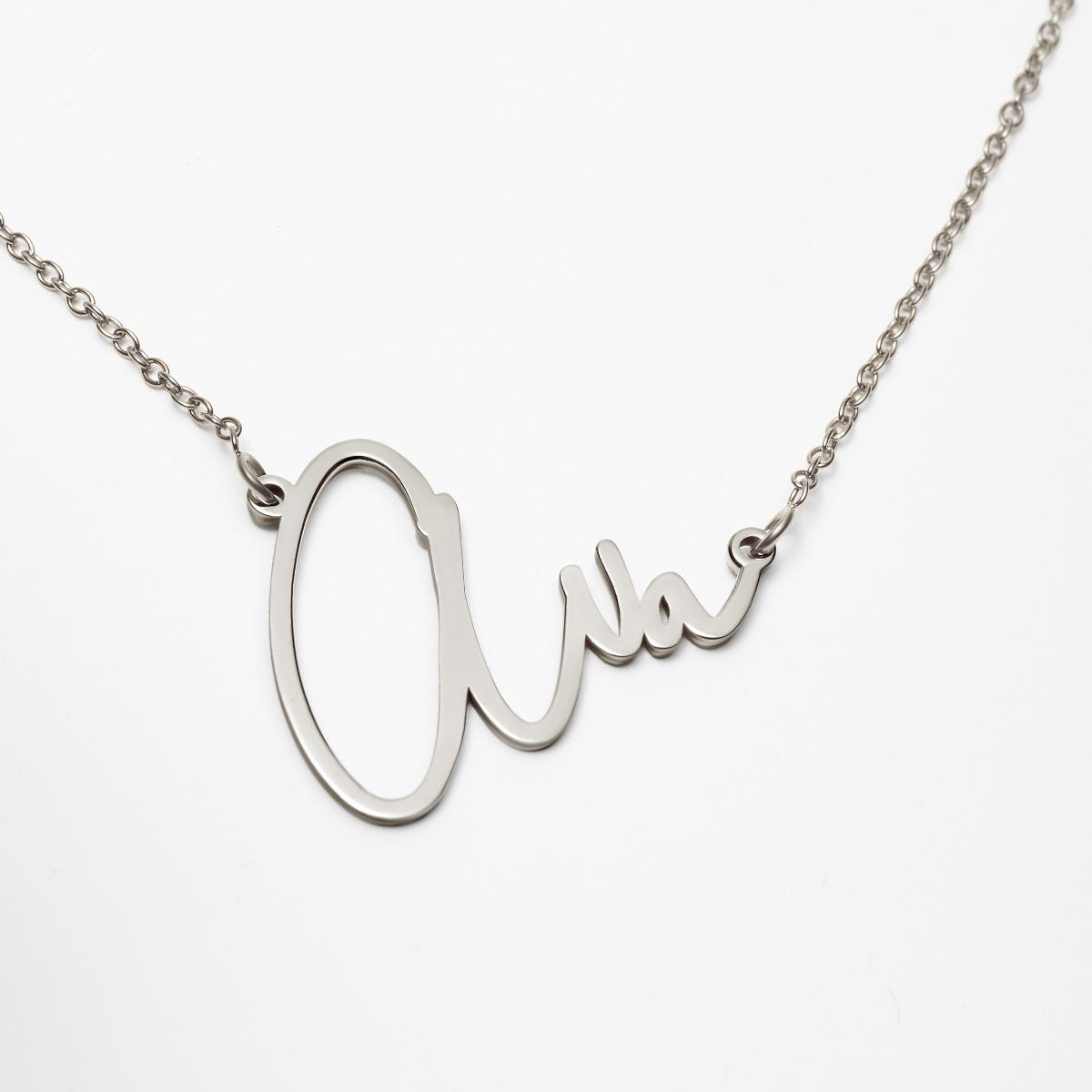 Exclusive Personalized Modern Script Name Anklet / Ankle Bracelet - Adjustable Size