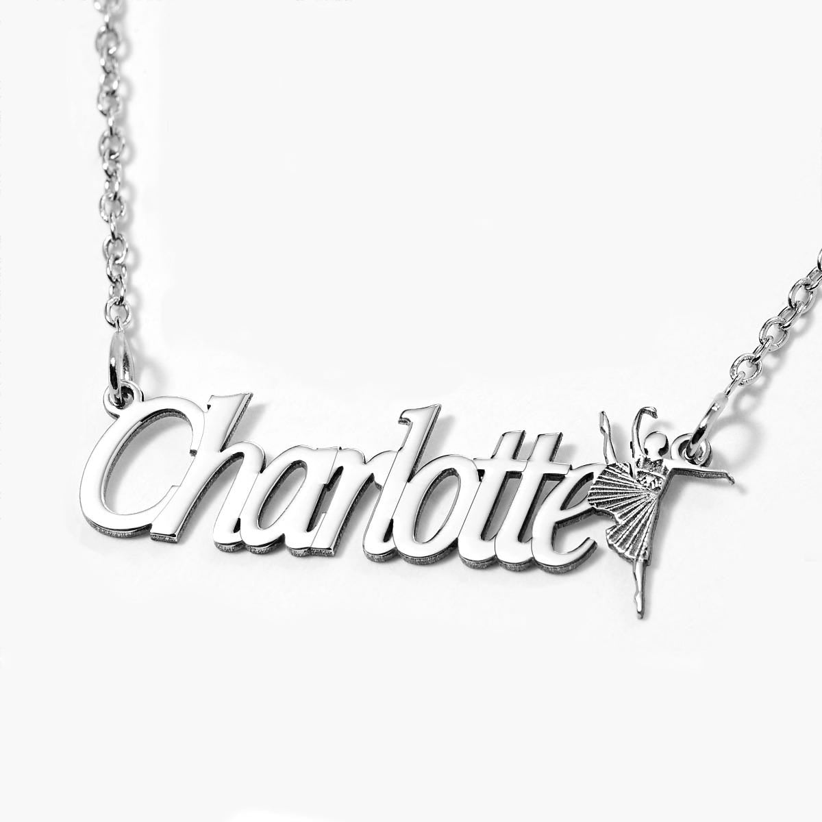 Dancer Name Necklace with Chain Included
