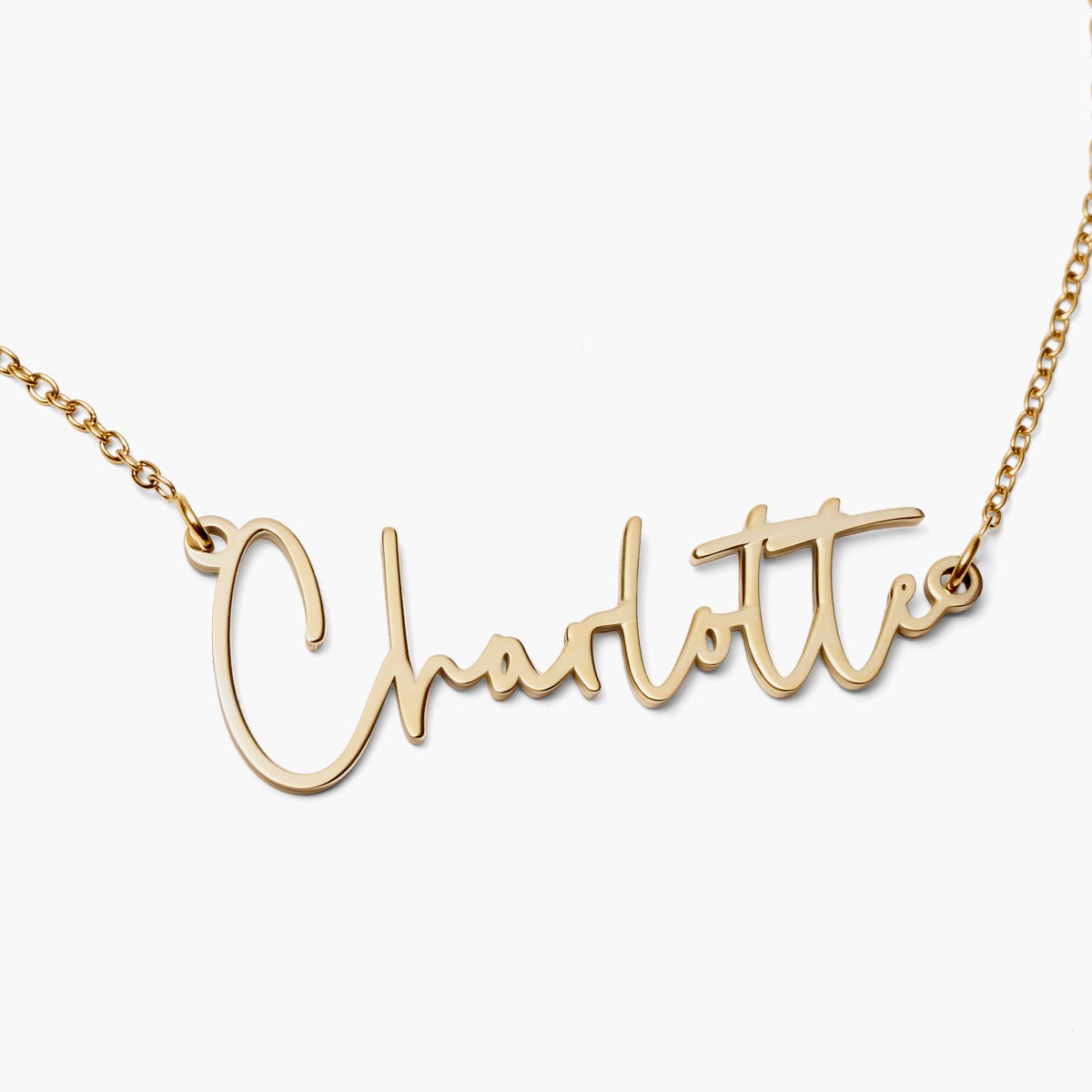 Exclusive Personalized Modern Script Name Anklet / Ankle Bracelet - Adjustable Size