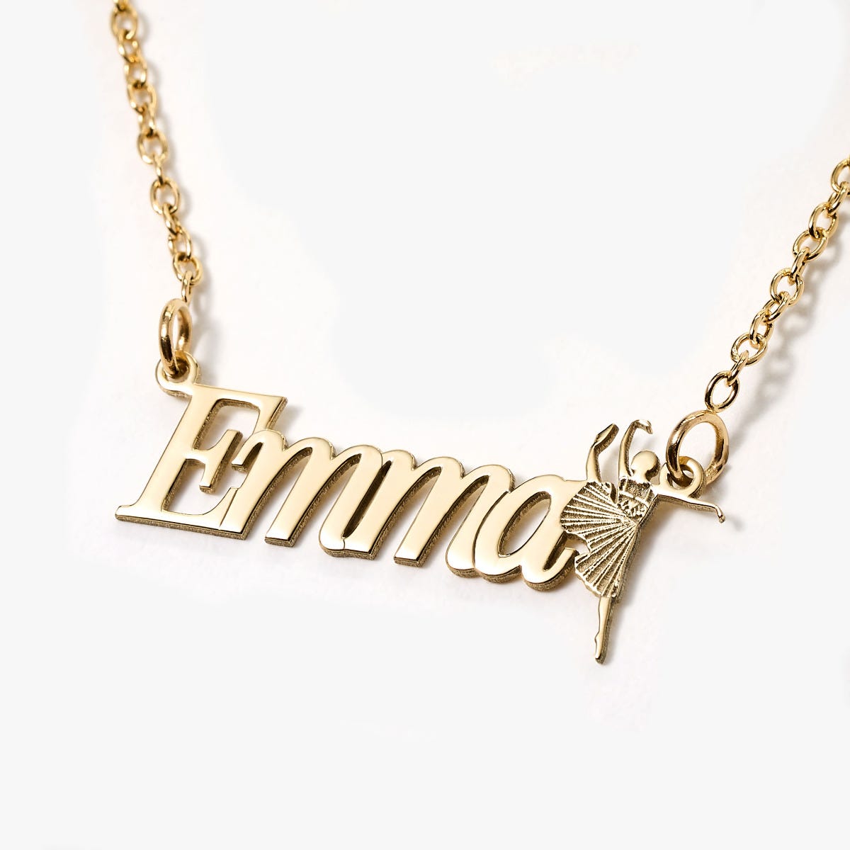 Dancer Name Necklace with Chain Included