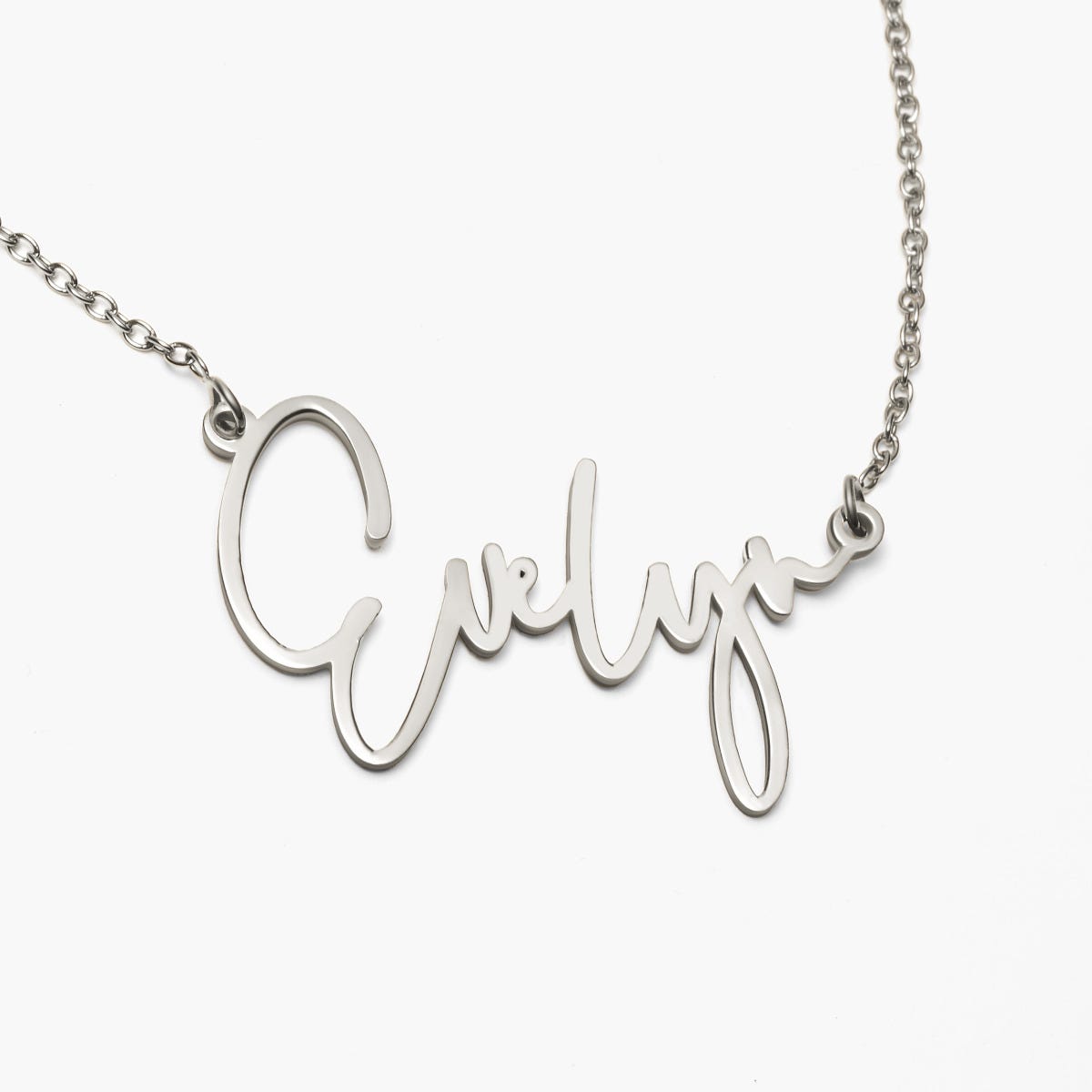 Exclusive Personalized Modern Script Name Anklet / Ankle Bracelet - Adjustable Size