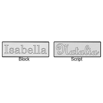 Personalized Name Bar Necklace with Name w/ Chain Included