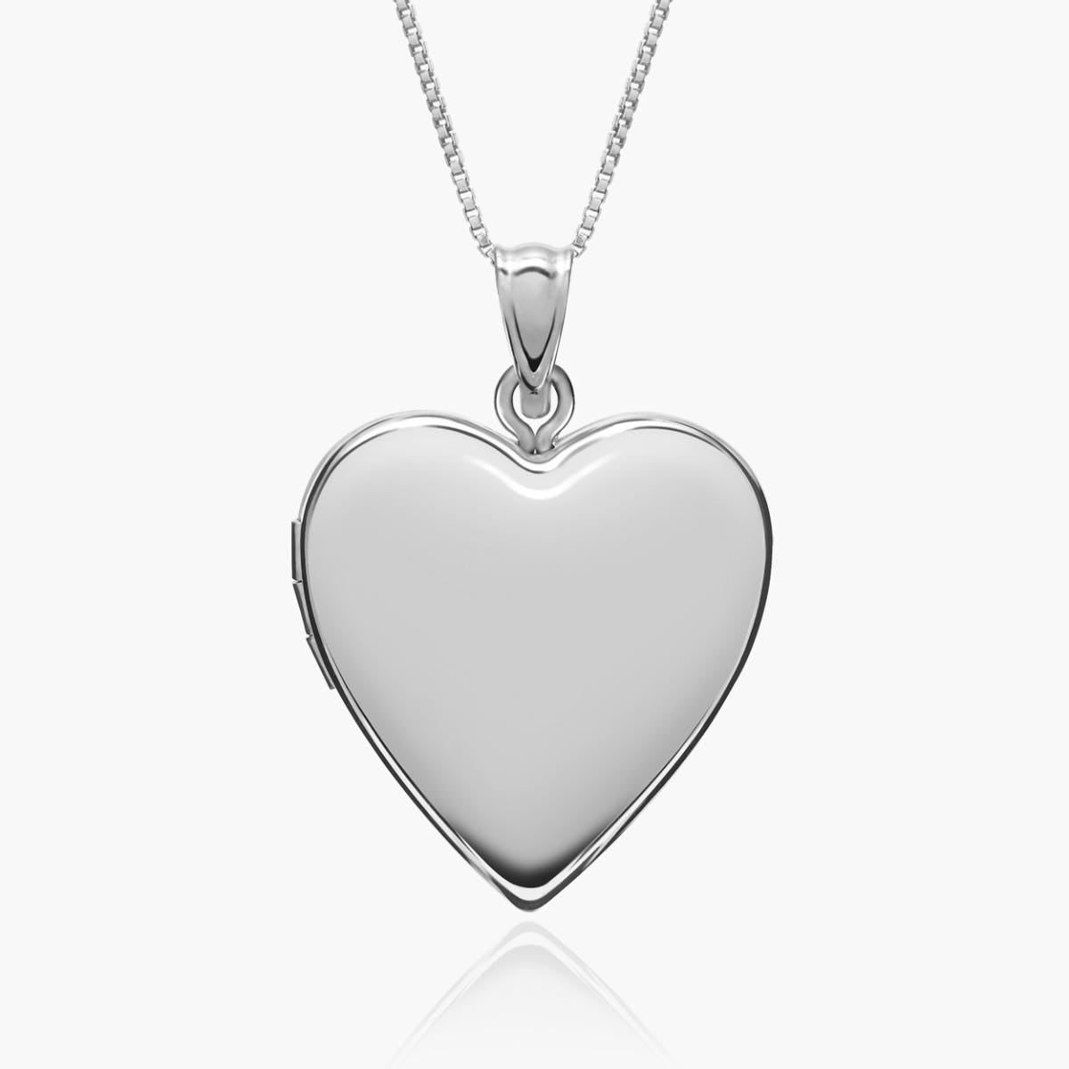 Sterling Silver "Sweetheart" Heart Photo Locket