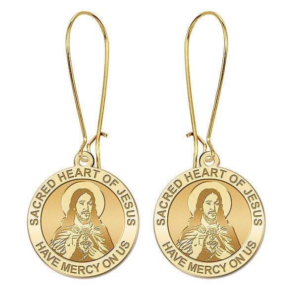 Sacred Heart of Jesus Earrings "EXCLUSIVE"