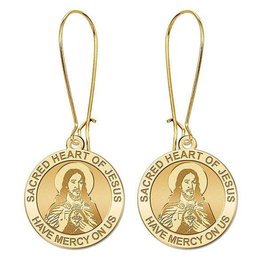 Sacred Heart of Jesus Earrings "EXCLUSIVE"