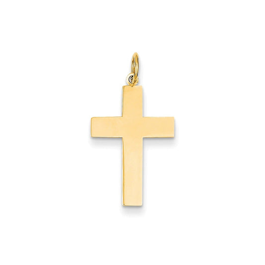 14k Polished Cross Pendant
