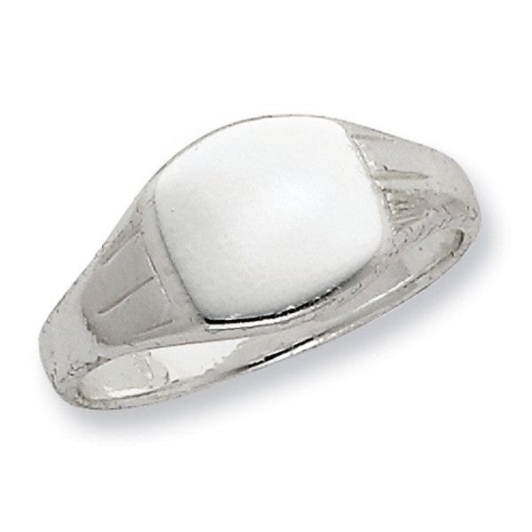 Sterling Silver Women's Square Signet Ring