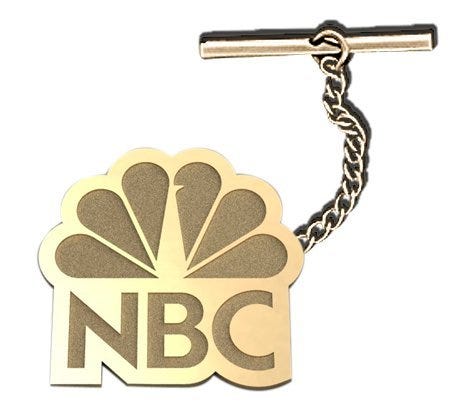 Outlined Tie Tack Logo Jewelry