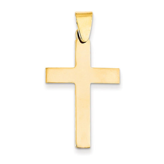 14k Polished Cross Pendant