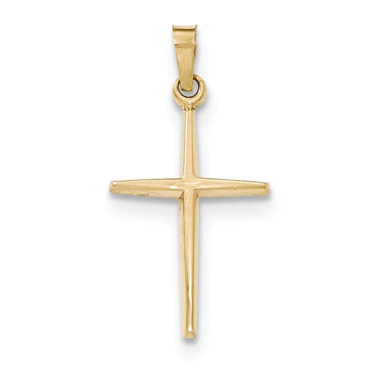 14k Polished Latin Cross Pendant